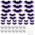 NELIANGIA 36 Pcs LED Halloween Bats Wall Decor