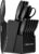 HENKELIVING Knife Set with Built-in Sharpener Block