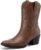 ATHLEFIT Cowboy Cowgirl Ankle Boots
