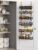NQW 6-Tier Over Door Pantry Organizer, 60.4″ H Heavy Duty Metal Hanging Storage Rack for Laundry Bathroom, Black