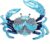 SIQIZHOU Blue Crab Jewelry Trinket Boxes