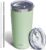 20oz Travel Coffee Tumbler with 2 Lids and Straw, Stainless Steel | Double Wall Vacuum Insulated Tumbler, Coffee Mug for Hot & Cold Drinks, Fits Most Car Cup Holders, Mint