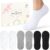 TOES HOME No Show Socks 6 Pairs
