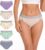 COOPLUS Womens Cotton Underwear 5Pack