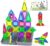 Mini Magnetic Tiles 40PCS Travel Essentials with Metal Tin Case, Preschool Classroom Must Haves Non-Toxic STEM Building Blocks for Kids Age 3+, Montessori Sensory Toys Boys Girls Toddler Birthday Gift