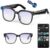 AI Smart Glasses with Camera, 4K 800W HD Video Recording Glasses with Audio, Bluetooth Sunglassess with Camera, Real-Time Translation, Voice Assistant, Object Recognition, Hands-Free Music Calls