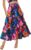 BTFBM Midi Skirts for Women 2026 Summer Boho Floral Skirt,S,Black