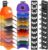 Hat Organizer for Baseball Caps 2 Pack, Hat Rack for Wall, Hat Storage, Hat Holder with Strong Adhesive and Screws (Black)