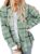 ASIERTIY Womens Buffalo Plaid Flannel Shirt