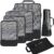 LSLCQW 6 Set Packing Cubes
