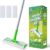 Eyliden Sweeper Mop with 36 Refills – 3 Types of Disposable Dry & Wet Cloths | Lock-Tight Design No Lost Pads, Universal Refills, Multi-Surface Sweeping Starter Kit for Pet Hair, Dust, Floor Cleaning