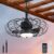 Outdoor Ceiling Fan with Light 20in Gazebo Fan with Remote and APP