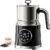 6 in 1 Electric Milk Frother and Steamer, Large Capacity Detachable Electric Milk Frother, Automatic Warm and Cold Foam Maker, Hot Chocolate Maker, BPA Free