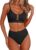 ANRABESS Bikini Sets Summer High Waisted 2 Piece Bathing Suit