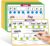 PraxiKidy 12 Pack Phonemic Awareness Dry Erase Flash Card,Phonics Games Science Reading Manipulative Speech Therapy Material Elkonin Box 1st Grade Classroom Must Haves Teacher Homeschool Supplies