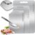 2026 Upgraded Titanium Cutting Board for Kitchen, Extra Thick 100% Pure Titanium Chopping Board, Double-Sided Food-Grade Board with Scratch-Resistant Surface & Smooth Rounded Edges(14×10IN)