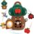 Baby Sensory Toys 6-12 Months, Montessori Plush Treehouse with Mirror, Peek a Boo Woodland Animals Put & Take Set, Fine Motor Skills Early Learning Travel Activity for Infants Toddlers Newborn Gifts