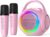 HOCKVILL Mini Karaoke Machine for Kids with 2 Microphones