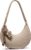 LOVEVOOK Crescent Shoulder Bag for Women, Small Clutch Purse Cute Handbag | Adjustable Strap, Floral Charm, Half Moon Purse, Lightweight and Waterproof Clutch Purses for Daily Shop