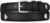 Black Belt with Silver Buckle Leather Metal Accessories