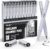 JusArt Fineliner Pens, Ultra Fine, Fine, Brush & Chisel, 12 Sizes