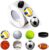 Outus 800 Pcs Sports Stickers Waterproof Sports Ball Sticker Labels Roll 1.38” Basketball Baseball Soccer Football Tennis Golf Puck Volleyball Decorative Decals for Birthday Themed Party
