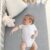 Muslin Crib Sheets,100% Organic Cotton Toddler Bed Sheet Soft Breathable, Fitted 52”x 28”x 9”Baby Cribs Mattress for Girl & Boy, Grey