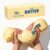 10in Giant Butter Squishy,Large Slow Rising squishys,Big Squishy Butter Stress Relief Squeeze Toy, Large Butter Stick Stress Relief Slow Rising Fun for Anxiety Relief Party Favors