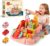 2026 Upgraded Car Adventure Toy for 3 4 5 6 Year Old Boys Girls, Race Track Toy with Steering Wheel & Sound, Montessori STEM Toys for Toddlers, Fine Motor Skills Birthday Gift for 3-5 Year Old Kids