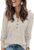 Womens Sweaters Henley Neck Long Sleeve Pullover Tops
