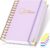 Lined Spiral Journal Notebook for Women Men, Medium A5 300 Pages, College Ruled Hardcover Notebooks for Work and Note Taking, Journals for Writing – Purple
