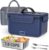 Vingud Cordless Electric Lunch Box for Adults, 1.8L Rechargeable Heated Lunch Box Food Warmer, Portable Self Heating for Men/Women/Office/Car, Lonchera Eléctrica Portátil Battery Powered Father’s Gift