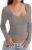 UNCLECAT Womens Scoop Neck Shirts