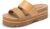 DREAM PAIRS Platform Slides Sandals