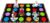 Booooom Jackson Classroom Rug – 7’6”x13′ Rainbow Seating Dots Preschool Classroom Carpet, Non-Slip & No-Trip Edges, Vibrant Colors for Kids Playroom Floor Mat