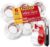 Heavy Duty Packing Tape for Moving Boxes and Packaging Supplies, Total 390y, 6 Rolls Clear Moving Tape with Dispenser and Utility Knife, 1.89in. X65yd, Mailing and Moving Supplies, Father’s Gifts