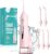 COSLUS ADA Accepted Water Dental Flosser Teeth Pick C20: Portable Cordless Oral Irrigator 300ML Rechargeable Travel Irrigation Cleaner IPX7 Waterproof Electric Flossing Machine, Professional Set Pink