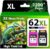 Starink 62XL Ink Cartridge Black and Color Replacement for HP Ink 62 2 Pack | Replacement for HP Ink 62 62XL Work with HP Envy 7640 7645 5660 5540 5640 7644 OfficeJet 5740 5741 8040 OfficeJet 200 250 258