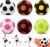 SMLEGFT Hacky Footbag Sack Set 6-Pack