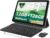 Tablet 11 inch Android 15 Tablets | Octa-core | 12GB RAM+128GB ROM | 8000mAh Tablet with Keyboard | Mouse | Case | Dual Band WiFi | BT 5.0 | GPS | 13 MP Dual Camera (Blue with Keyboard) (Black)