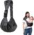 Baby Sling Carrier with Wide Shoulder Padding, 100% Cotton | Adjustable Waist Strap, Ergonomic Hip, Storage Pocket, Hands-Free & Comfortable, for Toddlers 4–36 Months (8–35 lbs)