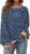 PRETTYGARDEN Womens Striped Oversized Sweatshirt
