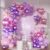 NUTTYBASH Pink Purple Balloon Garland Arch Kit