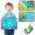 Lercaii Montessori Busy Board & Busy Book with 10+ Sensory Activities, Fine Motor Skills Learning Toy with Shoe Lacing Practice, Quiet Travel Toy for Airplane & Car, Birthday Gift for Boys Girls