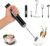 Milk Frother Handheld for Coffee, Hand Frother Wand, Electric Whisk 3 Speed Adjustable, Drink Mixer with Stainless 2 Whisks, Foam Maker for Latte Cappuccino Matcha