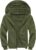 SCODI Hoodies for Men Zip Up Heavyweight Fleece Sweatshirt Thick Jacket M