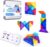 trailfun Travel Tangram Puzzle for Kids, Magnetic Tiles