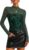 ZESICA Floral Sheer Mesh Ruched Tops