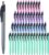 Yuxingrong Retractable Black Ballpoint Pen for Smooth Writing 1.0mm Medium Pack of 50 Black Ink Pen, Click Black Pens Bulk with Comfort Grip, Idea for Journaling, Planner, Note Taking