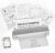 PRT Portable Printer Wireless for Travel, Bluetooth Thermal Printer | Support 8.5×11 US Letter Thermal Paper, Compatible with Android and iOS Phone & Laptop, Inkless Printer, White